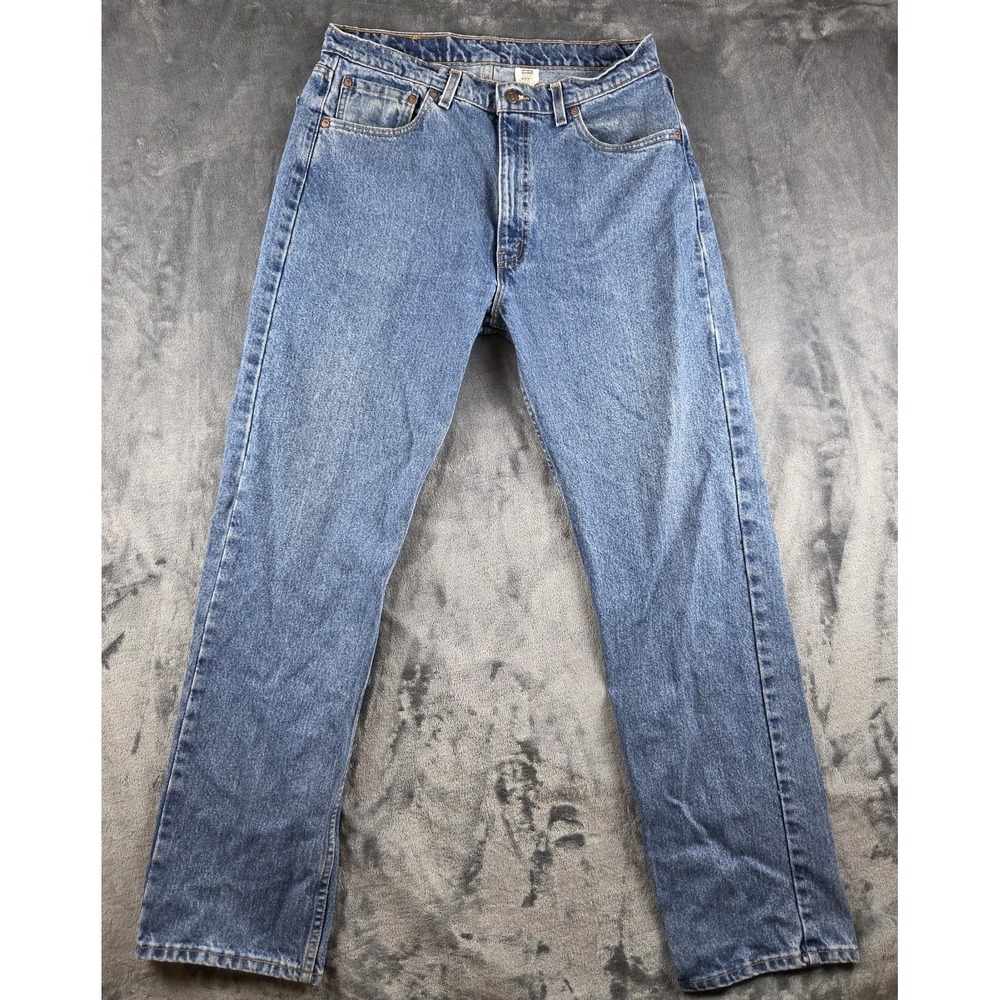 Vintage 1997 Levis 505 Straight Leg Jeans Made in USA Red Tab Mens 36x32(34x34)
